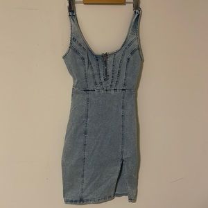 Light Blue Denim Dress NWOT